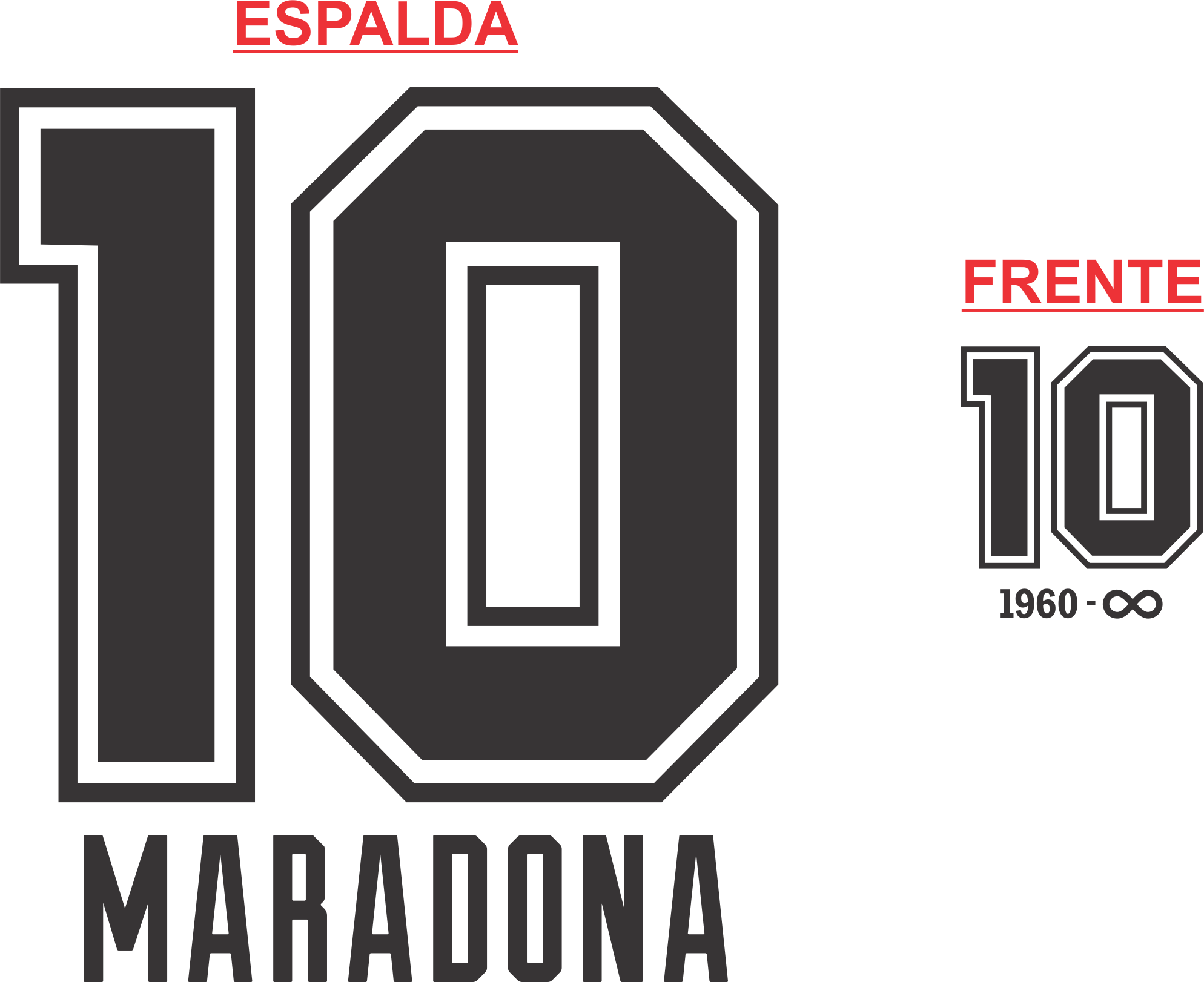 ESTAMPA MARADONA ETERNO