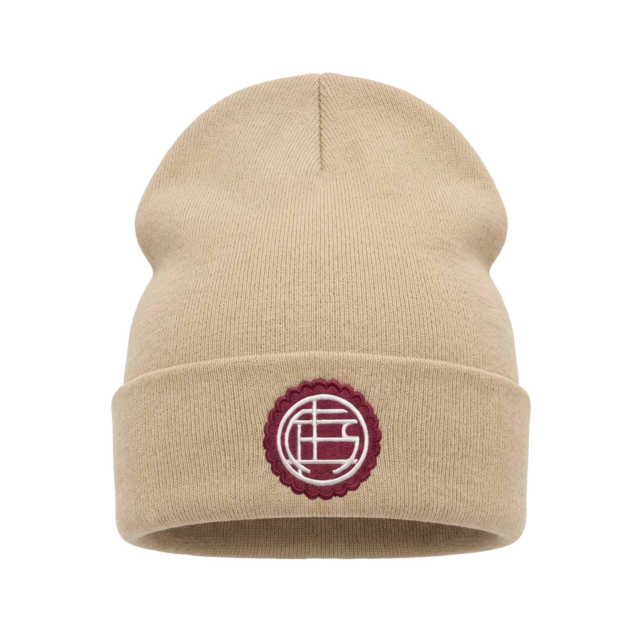 GORRO DE LANA "ESCUDO" NATURAL