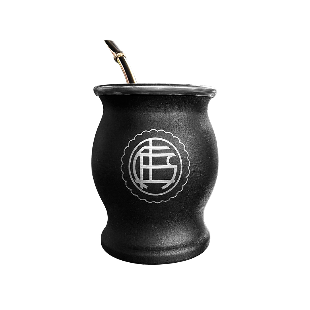 MATE DE ACERO NEGRO
