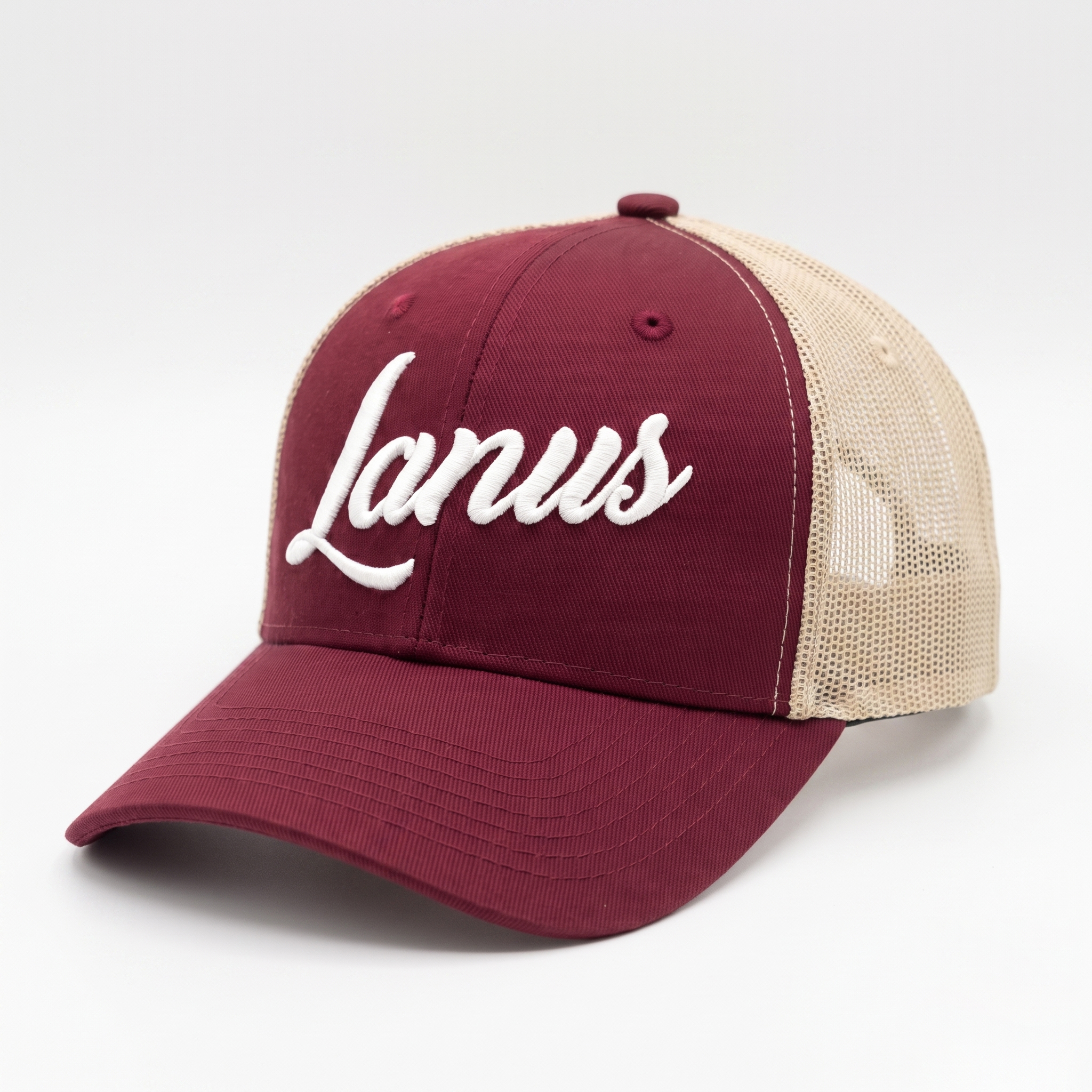 GORRA TRUCKER COMBINADA "LANÚS" BORDADO