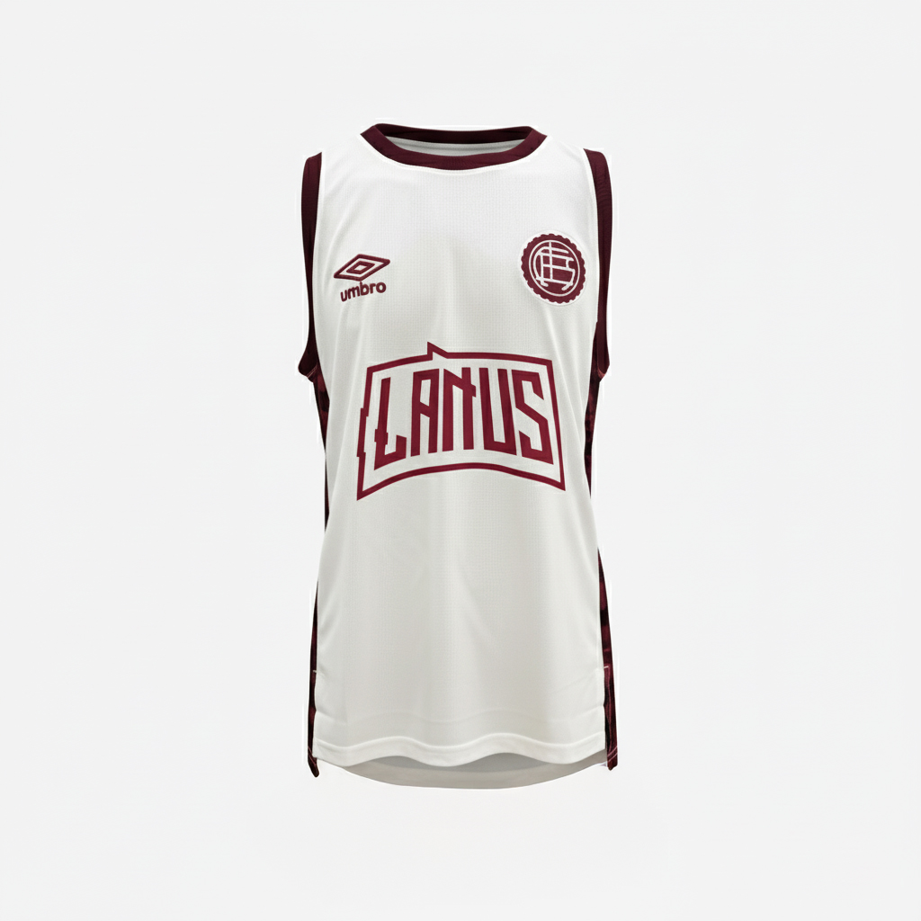 CAMISETA BÁSQUET LANÚS AWAY UMBRO 2025/26