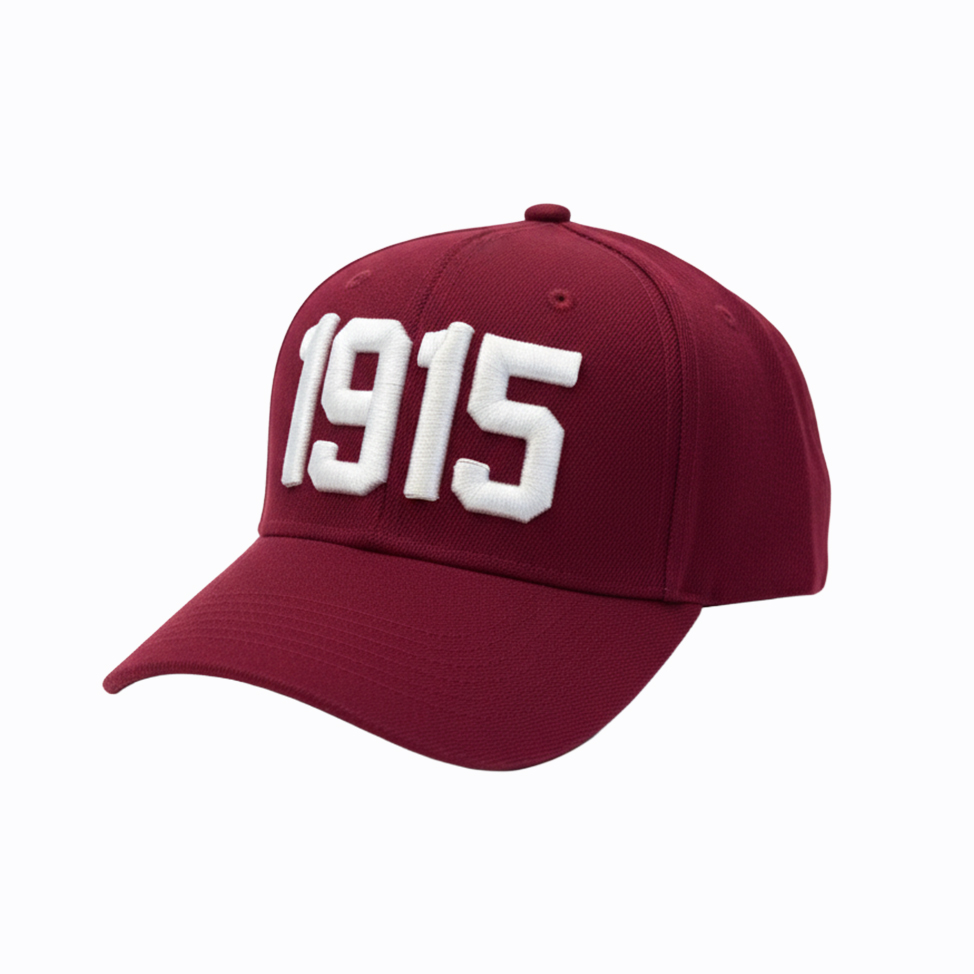 GORRA GABARDINA GRANATE 1915 BORDADO