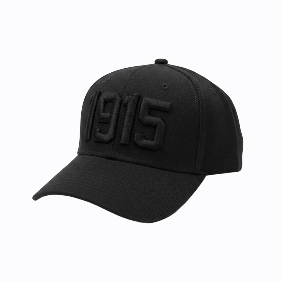 GORRA GABARDINA NEGRA 1915 BORDADO