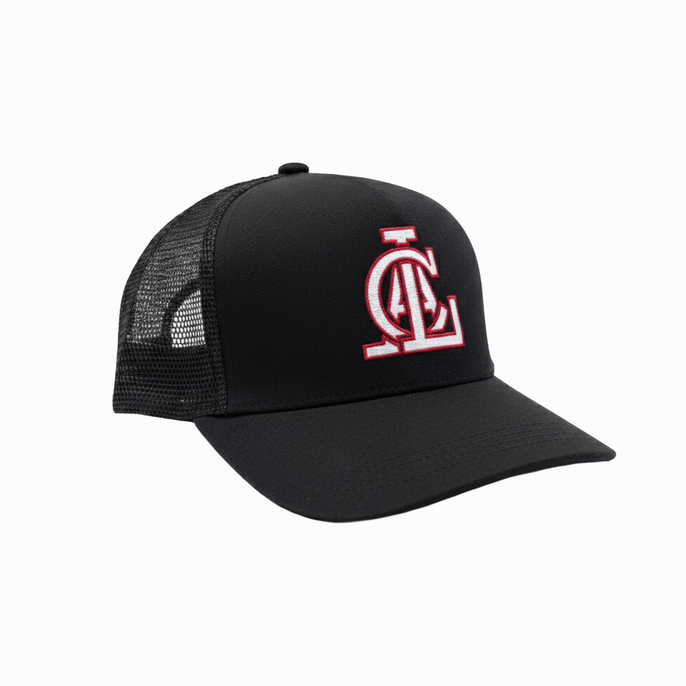 GORRA TRUCKER NEGRA CAL BORDADO