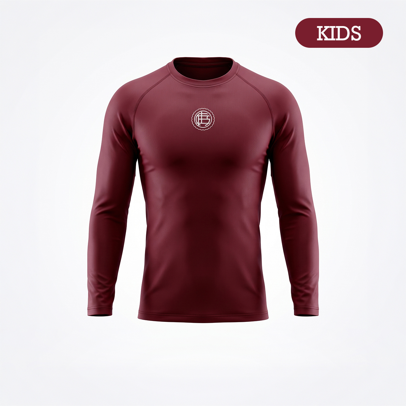 REMERA TÉRMICA GRANATE KIDS