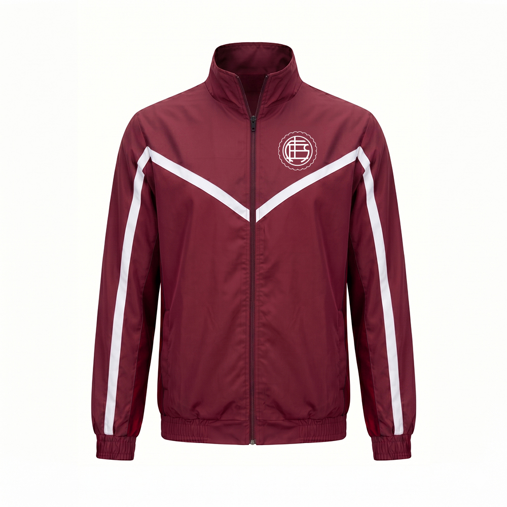 CAMPERA ROMPEVIENTO RETRO - GRANATE