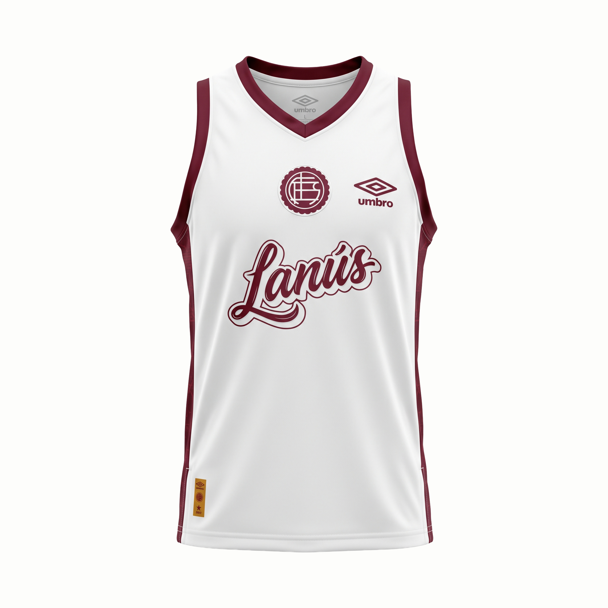 MUSCULOSA BÁSQUET LANÚS AWAY UMBRO 2026/27